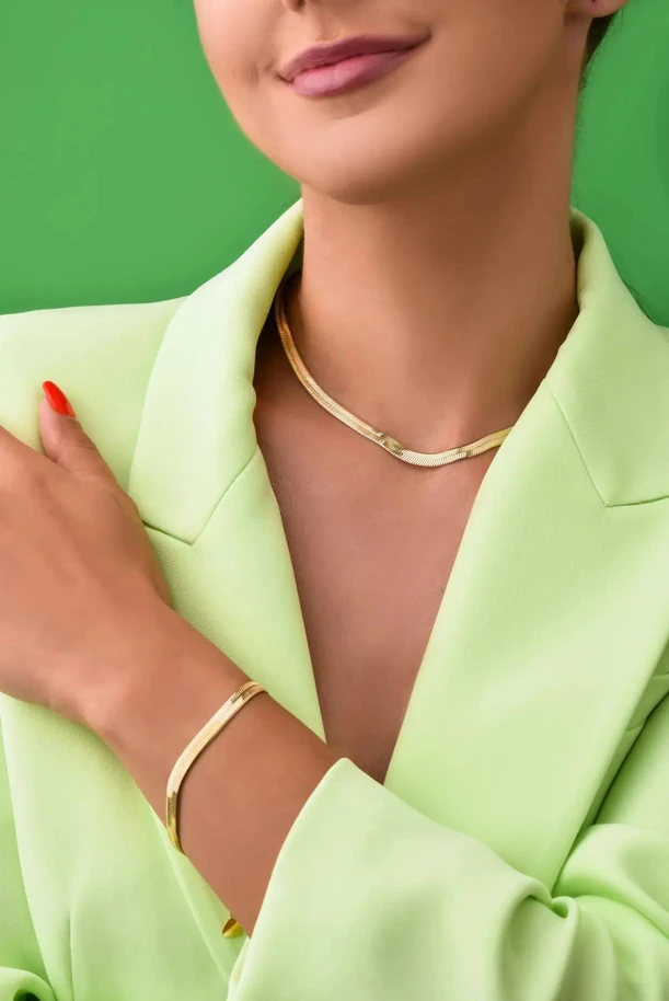 Bransoletka złota żmijka S100362Z00