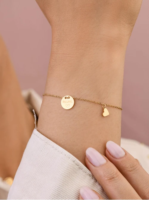 Bransoletka Mama, kolor złoty S100419Z00