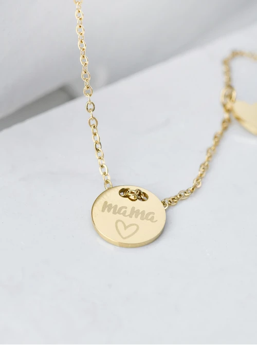 Bransoletka Mama, kolor złoty S100419Z00