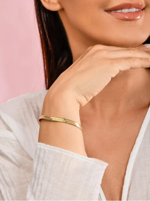 Bransoletka złota żmijka S100362Z00