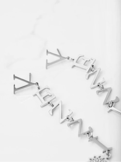 Kolczyki VEZZI, kwiatek, srebrny S2V72272-S