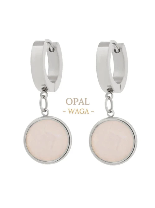 Kolczyki Waga, Opal, srebrny S2V72400-6S