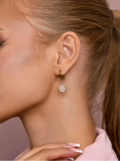 Kolczyki Waga, Opal, złoty S2V72400-6Z