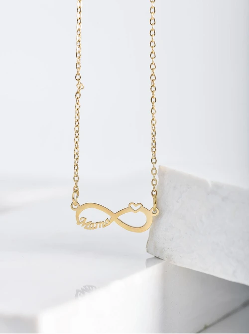 Naszyjnik Mama, nieskończoność, złoty S300357Z00
