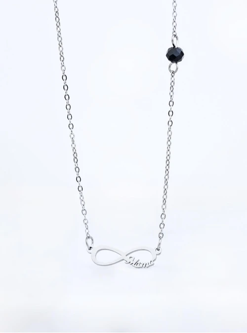 Naszyjnik nieskończoność, Mama, srebrny S300356S00