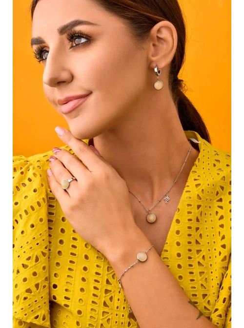 Bransoletka Skorpion, Jadeit Żółty S1V72860-11S