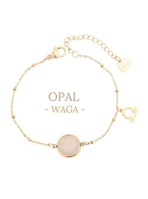 Bransoletka Waga, Opal, złoty S1V72860-6Z