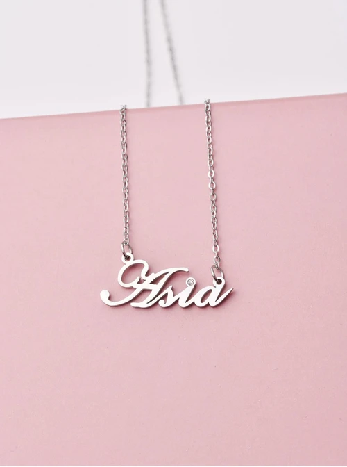 Naszyjnik imię Asia, srebrny S300092S0
