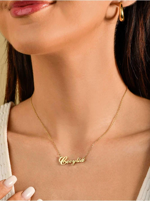 Naszyjnik imię Cecylia, złoty S300119Z0