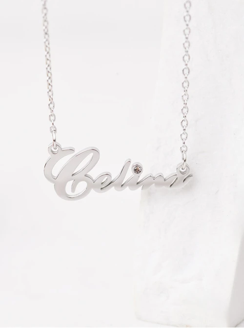 Naszyjnik imię Celina, srebrny S300120S0