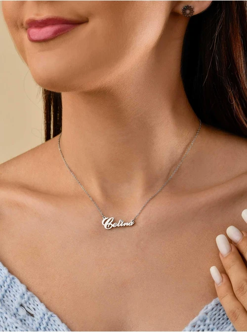 Naszyjnik imię Celina, srebrny S300120S0