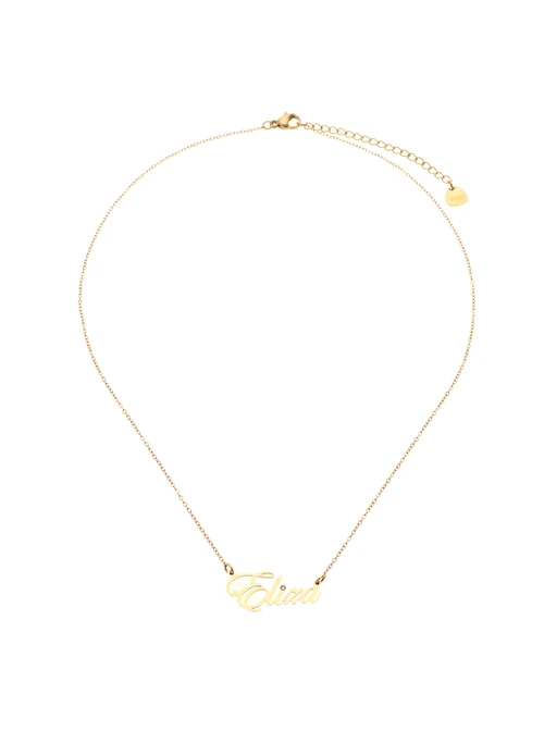 Naszyjnik imię Eliza, kolor złoty S3V70530-79
