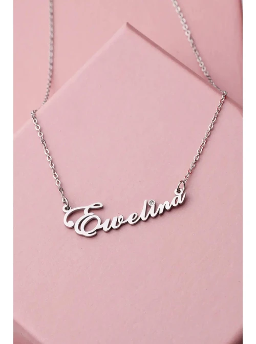 Naszyjnik imię Ewelina, srebrny S300123S0