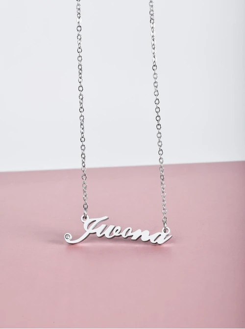 Naszyjnik imię Iwona, srebrny S300118S0