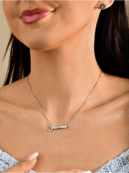 Naszyjnik imię Iwona, srebrny S300118S0