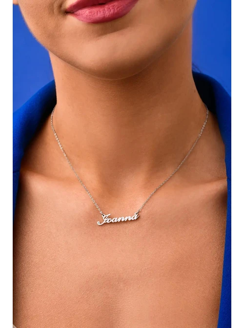 Naszyjnik imię Joanna, kolor srebrny S300093S0