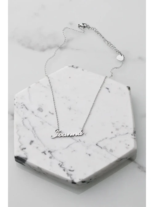 Naszyjnik imię Joanna, kolor srebrny S300093S0