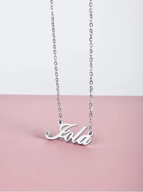 Naszyjnik imię Jola, srebrny S300080S0