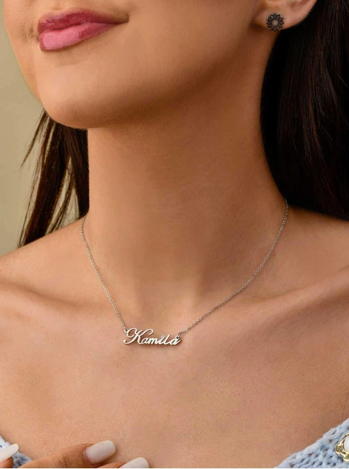 Naszyjnik imię Kamila, srebrny S300125S0