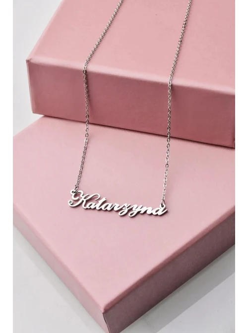 Naszyjnik imię Katarzyna, srebrny S300105S0