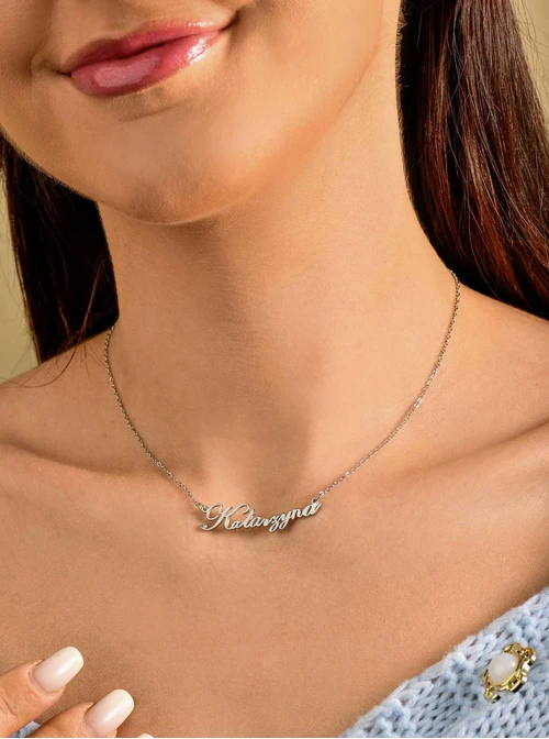 Naszyjnik imię Katarzyna, srebrny S300105S0