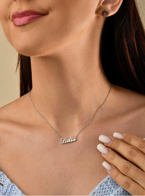 Naszyjnik imię Lidia, srebrny S300130S0