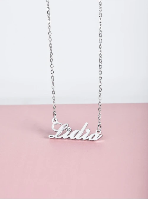 Naszyjnik imię Lidia, srebrny S300130S0