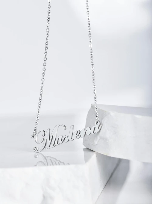 Naszyjnik imię Marlena, srebrny S300114S0