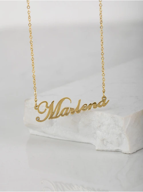 Naszyjnik imię Marlena, złoty S300114Z0