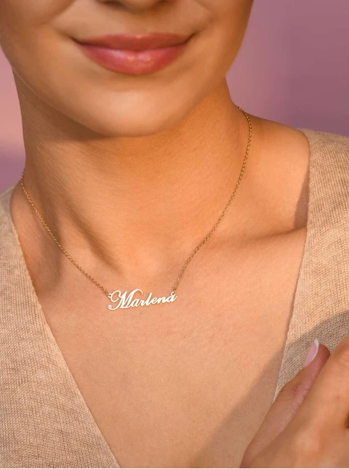 Naszyjnik imię Marlena, złoty S300114Z0