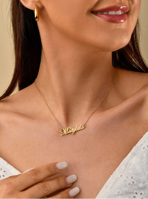 Naszyjnik imię Matylda, kolor złoty S300854Z00