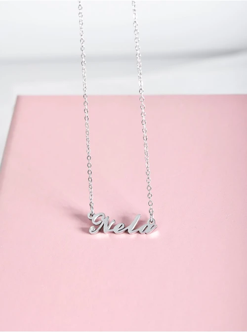 Naszyjnik imię Nela, srebrny S300128S0