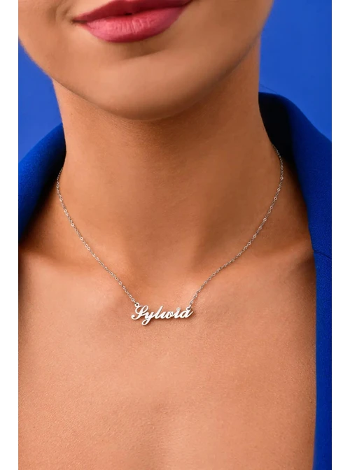 Naszyjnik imię Sylwia, kolor srebrny S300100S0