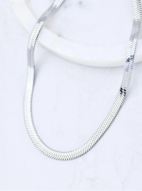 Naszyjnik srebrna żmijka S300260S00