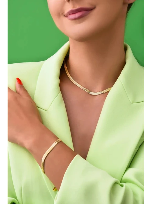 Naszyjnik złota żmijka S300260Z00