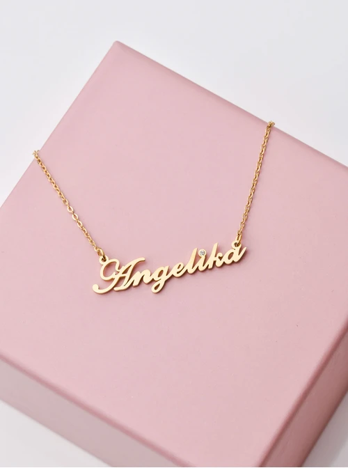 Naszyjnik imię Angelika, złoty S300096Z0