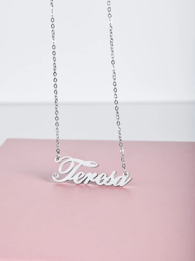 Naszyjnik imię Teresa, kolor srebrny S3V70530-58S
