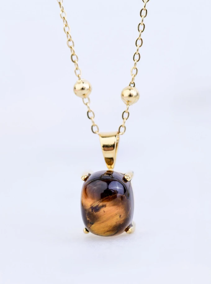 Naszyjnik Oko Tygrysa, złoty S303527Z00