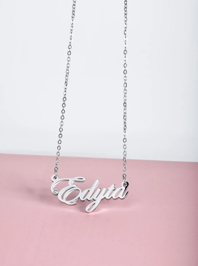 Naszyjnik imię Edyta, kolor srebrny S3V70530-35S