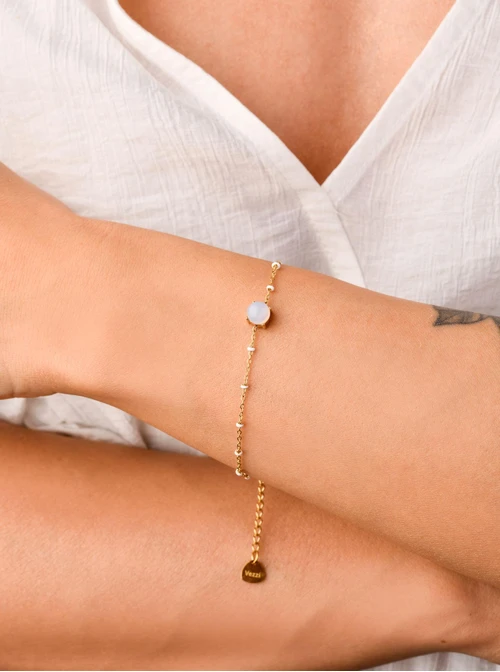 Bransoletka Akwamaryn, złoty S103901Z00