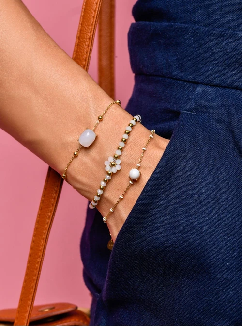 Bransoletka Akwamaryn, złoty S103914Z00