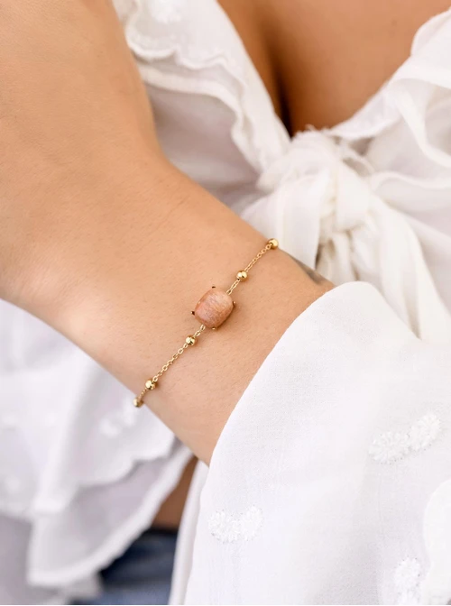 Bransoletka Kamień Słońca, złoty S103921Z00