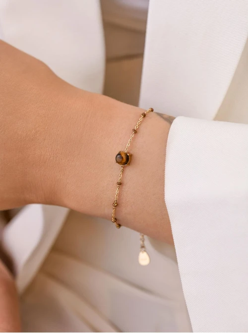 Bransoletka Tygrysie Oko, złoty S103909Z00