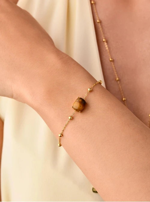 Bransoletka Tygrysie Oko, złoty S103922Z00