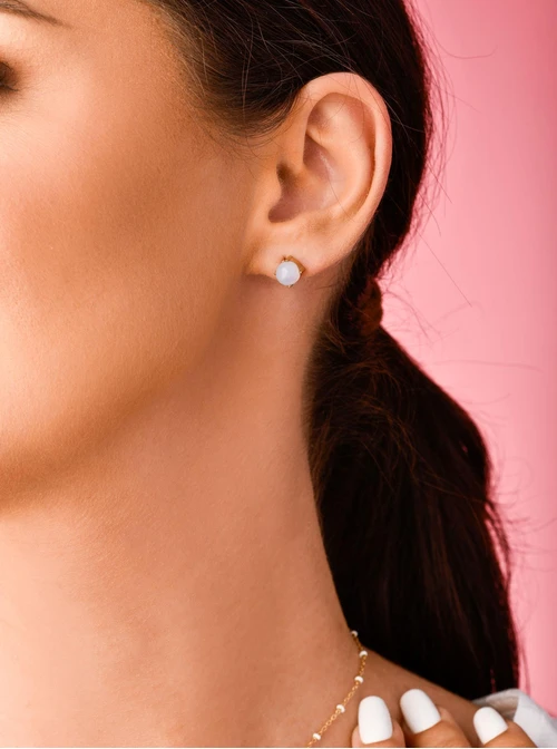 Kolczyk Akwamaryn, złoty S202138Z00