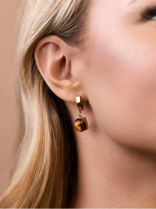 Kolczyki Oko Tygrysa, złoty S202159Z00