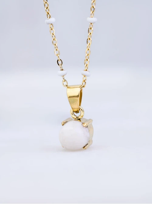 Naszyjnik Kamień Księżycowy, złoty S303507Z00