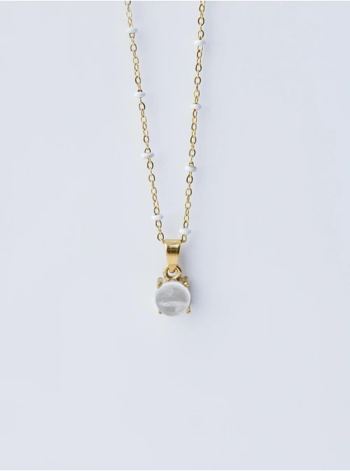 Naszyjnik Kryształ Górski, złoty S300156Z02