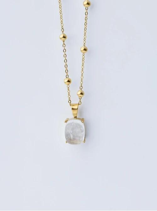 Naszyjnik Kryształ Górski, złoty S300157Z02