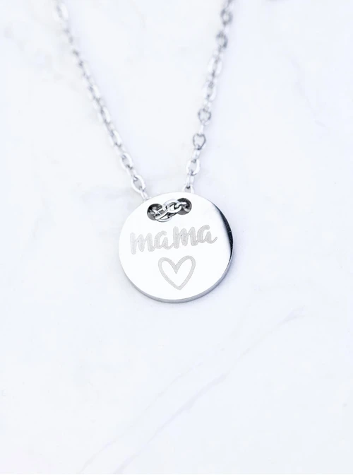 Naszyjnik Mama, kolor srebrny S300325S00